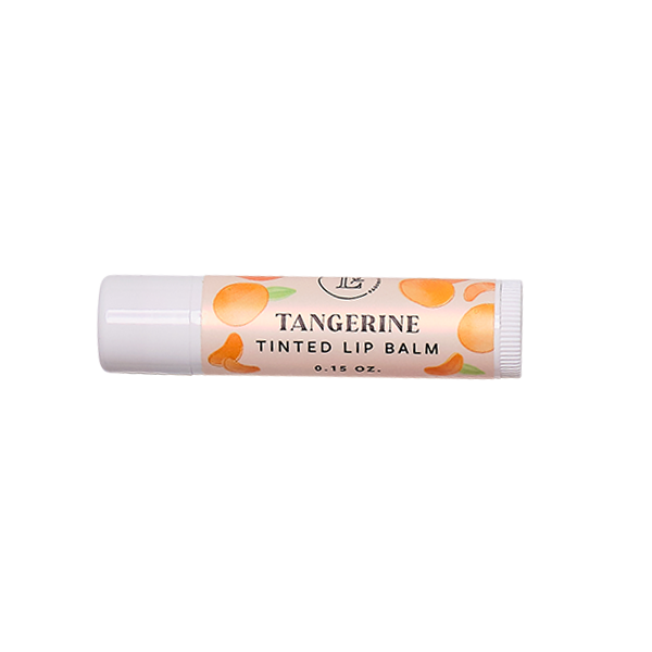 Lemongrass Spa Tangerine tinted lip balm