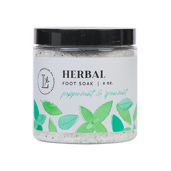 foot soak herbal lemongrass spa