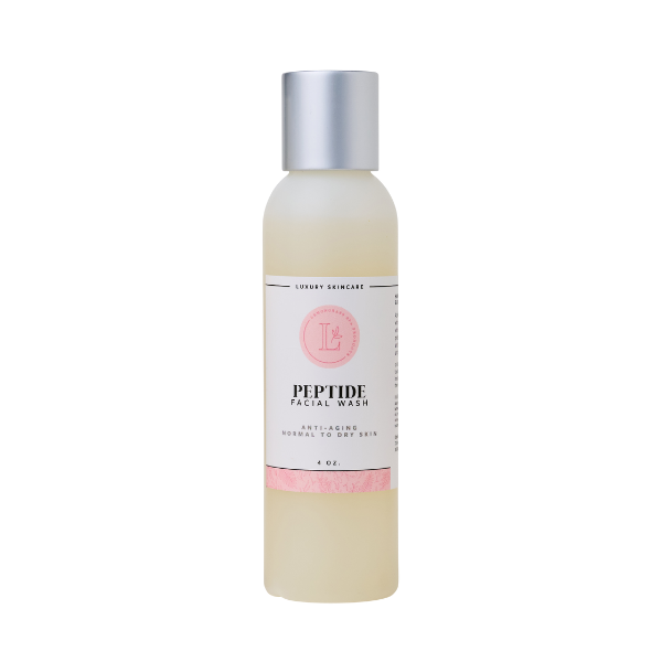 Peptide face wash lemongrass spa