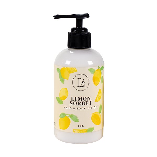 lemon sorbet lemongrass spa